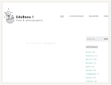 Tablet Screenshot of cdubeau.com
